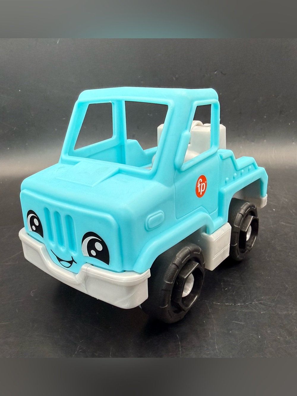 Fisher Price Little People Blue Tow Truck, Red Car, Female Tow Driver Lot Of 3 - Picture 5 of 15
